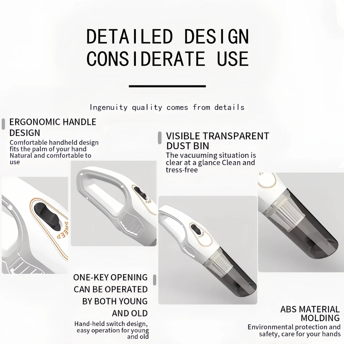 3 in 1 Cordless Handheld Vacuum Cleaner S857