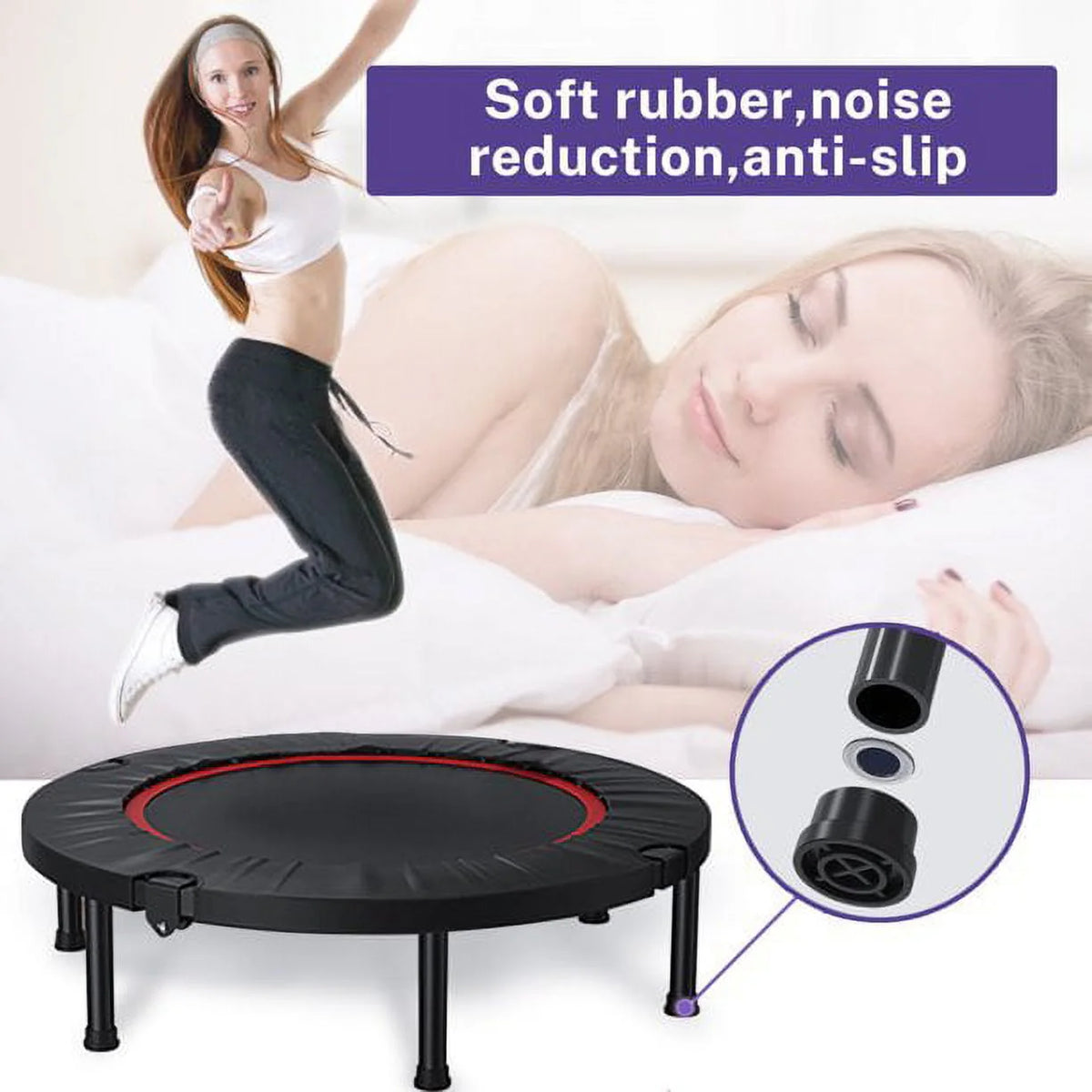 40 Foldable Mini Trampoline 330 lb N97701