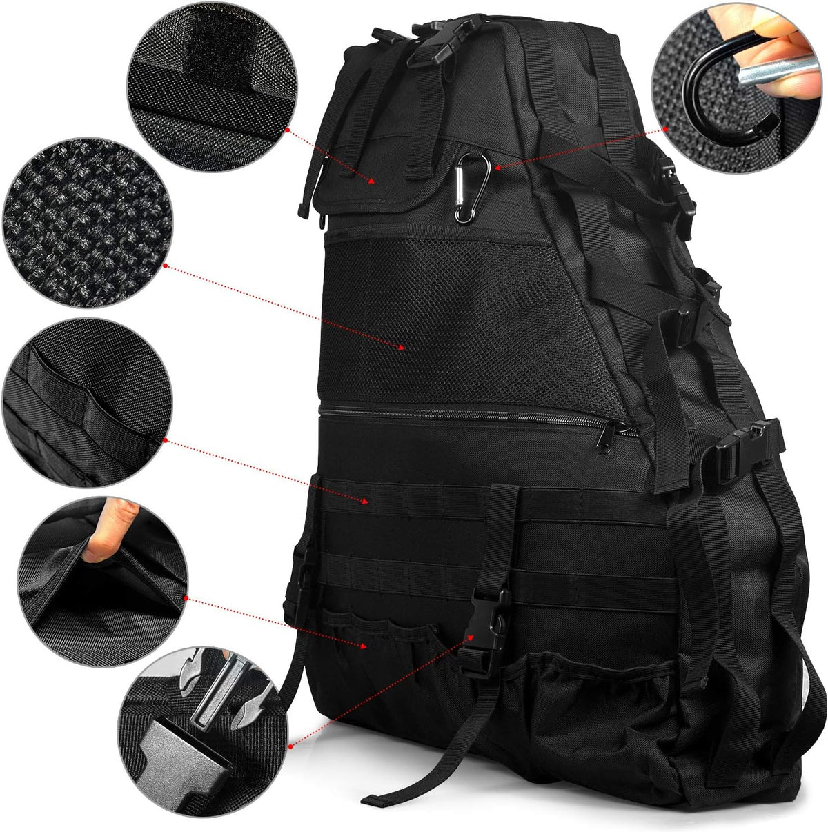 Roll Bar Storage Bag Cage with Multi-Pockets & Organizers X50949