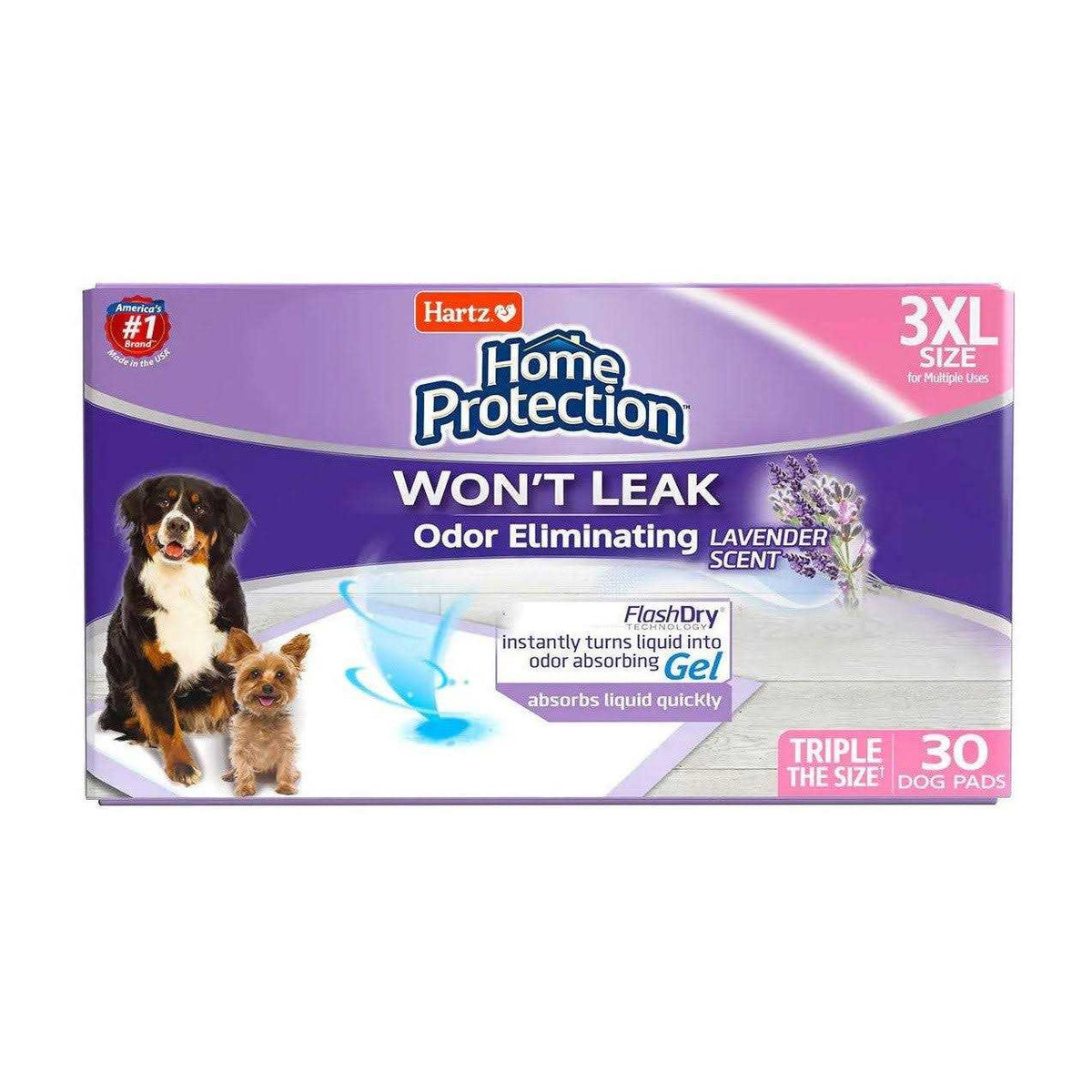 Lavender Scent Odor Eliminating Dog Pads Y742