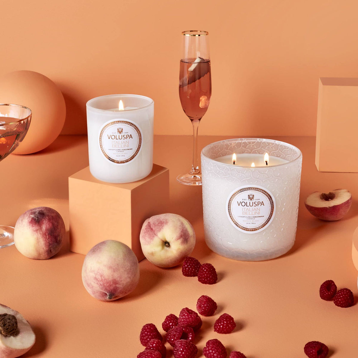 Triple Wick White Candle F7937