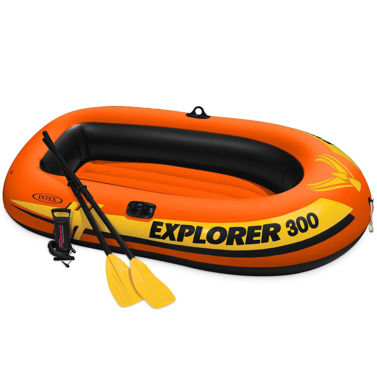 Inflatable 3 Person Raft Boat with Pump & Oars D71070
