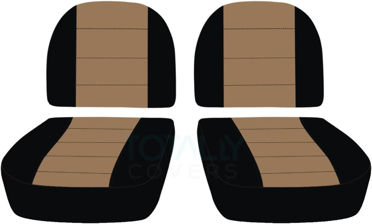 Black and White Truck Jump Seat Covers L227516