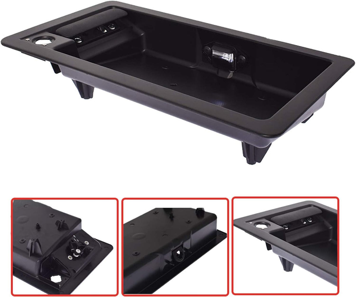 Rear Cargo Door Handle and License Plate Tag Bracket D55768