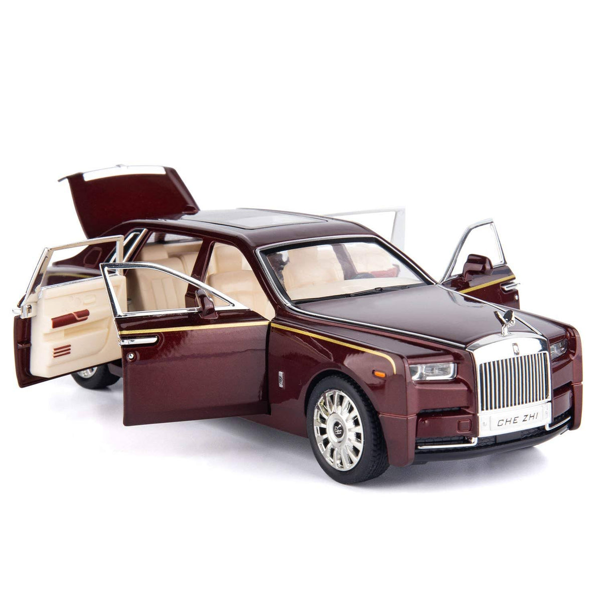 1/24 Zinc Alloy Pull Back Toy Car with Sound and Light L80927