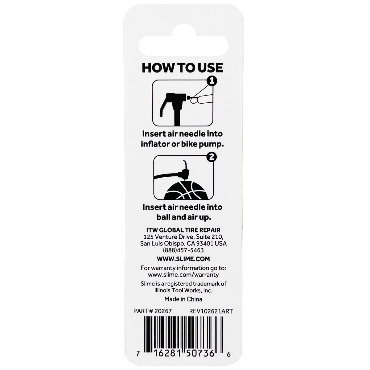 Bicycle Tire Air Needles 2 Pack E658496