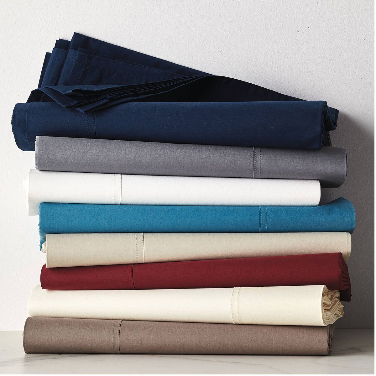 Supima Cotton Percale Flat Sheet Full B4656