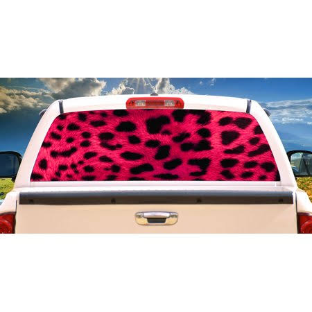 Rear Window Graphic Truck Vinyl Decal D740