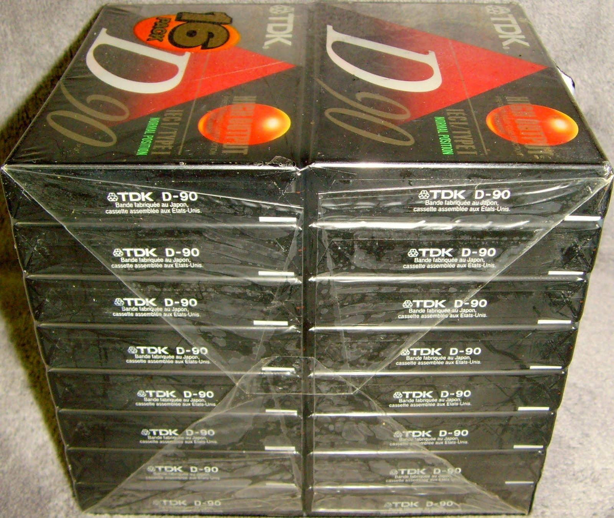 High Output 16-Pack Audio Cassette Tapes L832