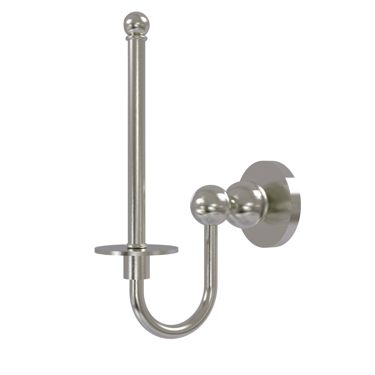 Satin Nickel Upright Toilet Tissue Holder Y1060