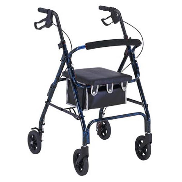 Flame Blue Aluminum Rollator H68267