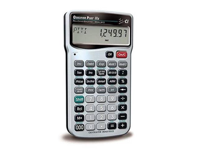 Real Estate Finance Calculator N8132