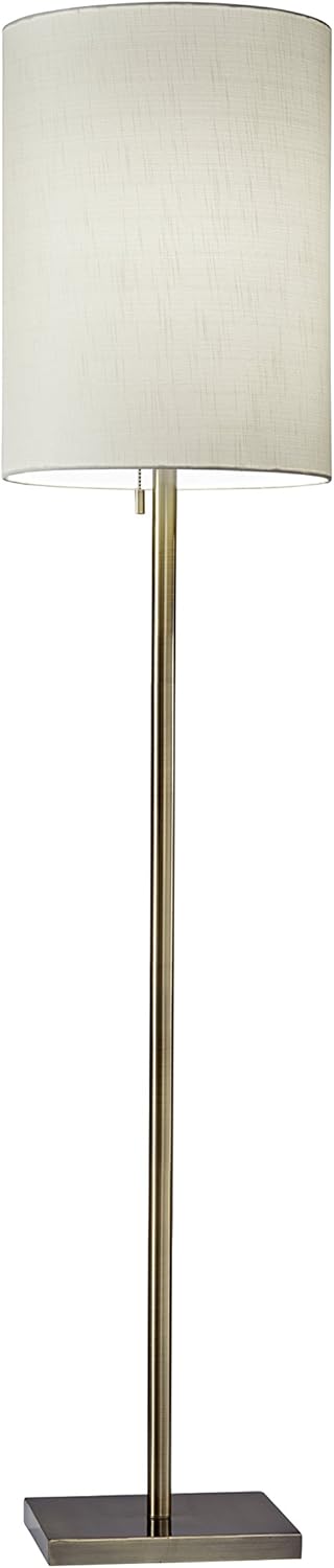 Antique Brass Beige Floor Lamp C35872