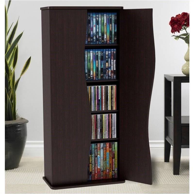 35x22 Media Storage Cabinet in Espresso E8711