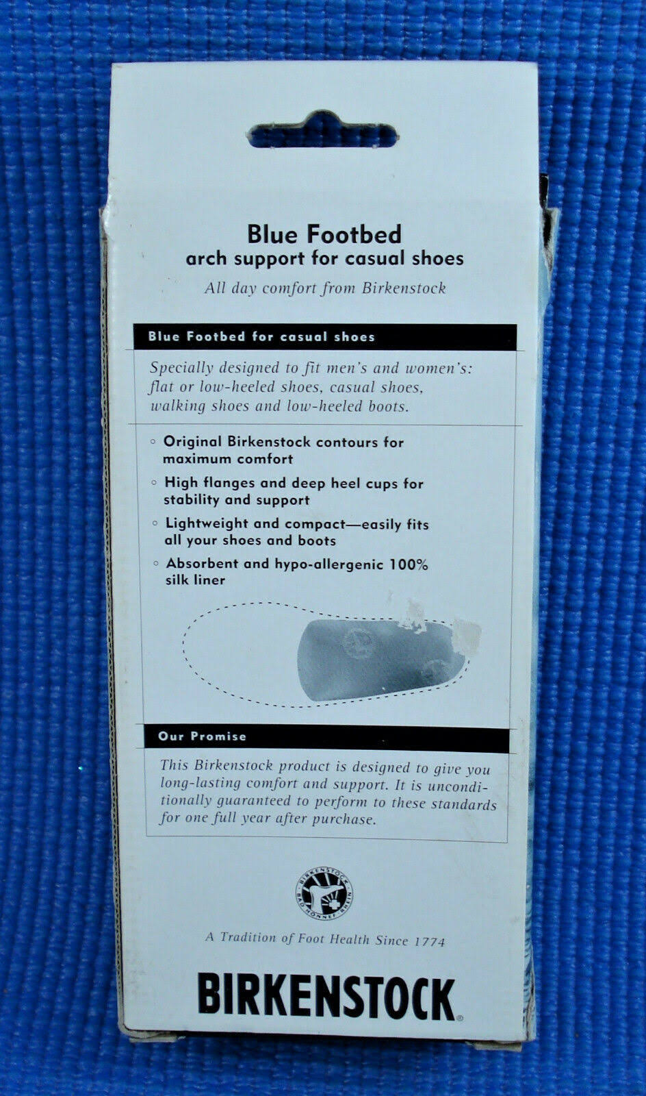 Blue Arch Support Casual Footbed W55747