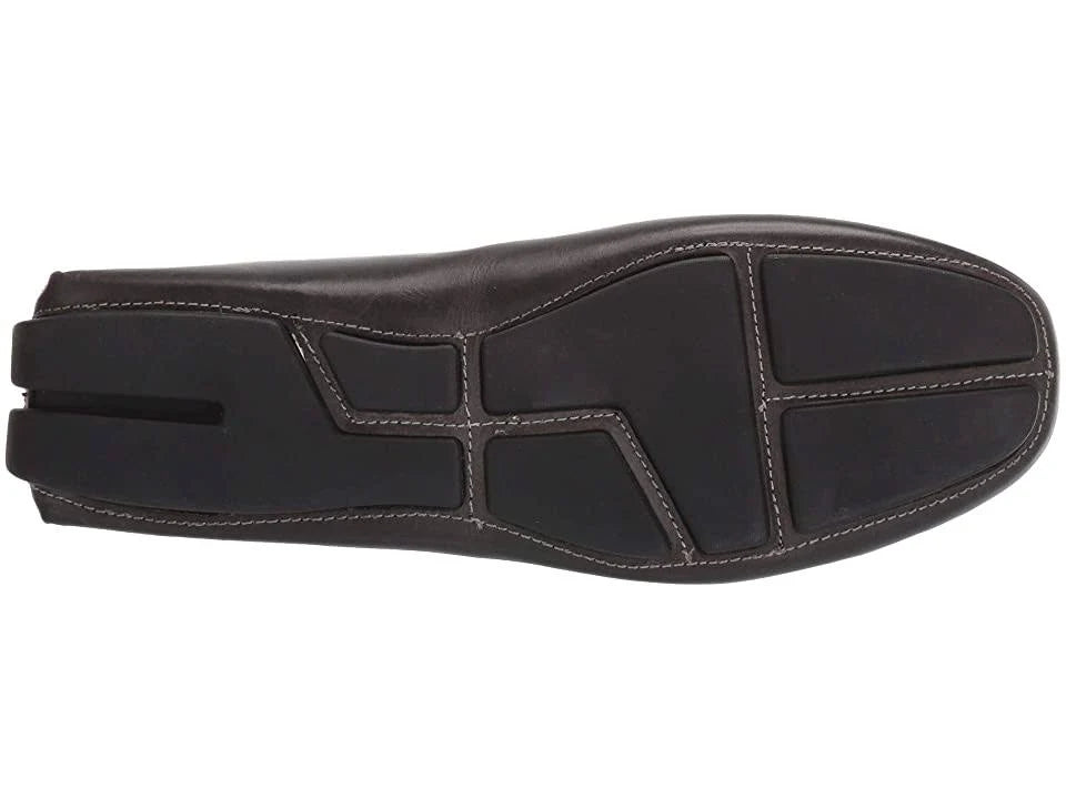 Charcoal Leather Driving Moccasins N22260