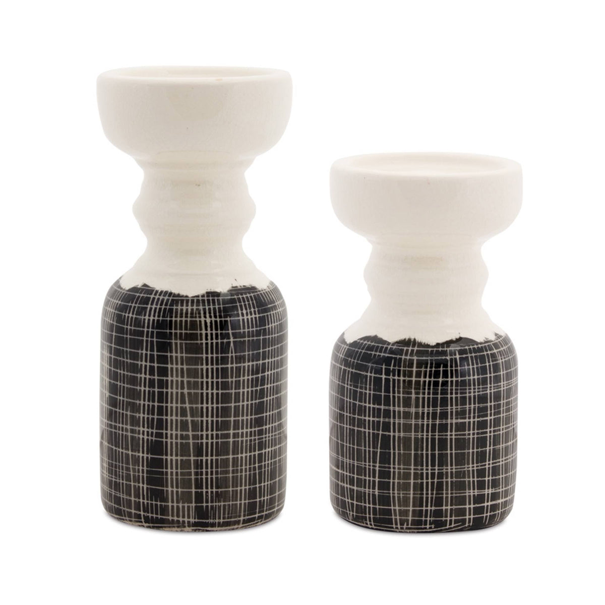 Set of 4 Terra Cotta Candle Holder Q763