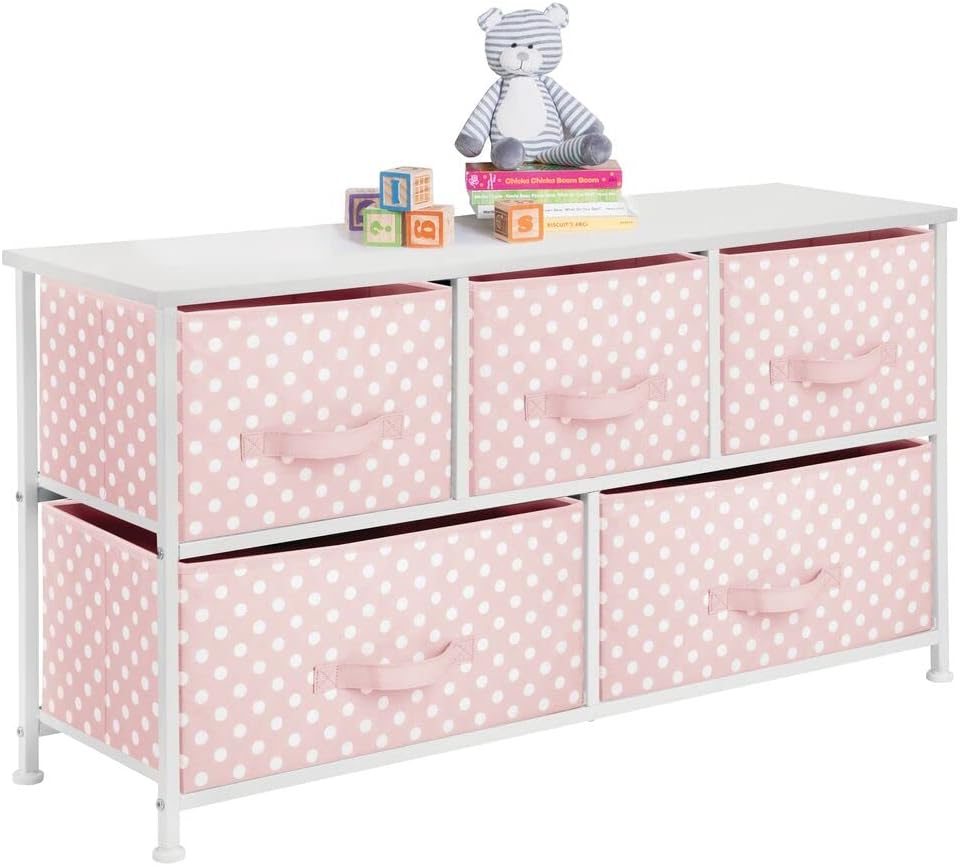 5 Drawer Fabric Dresser E5357