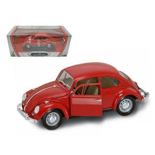 1967 Volkswagen Beetle Red 1/18 Diecast Model Car D171306