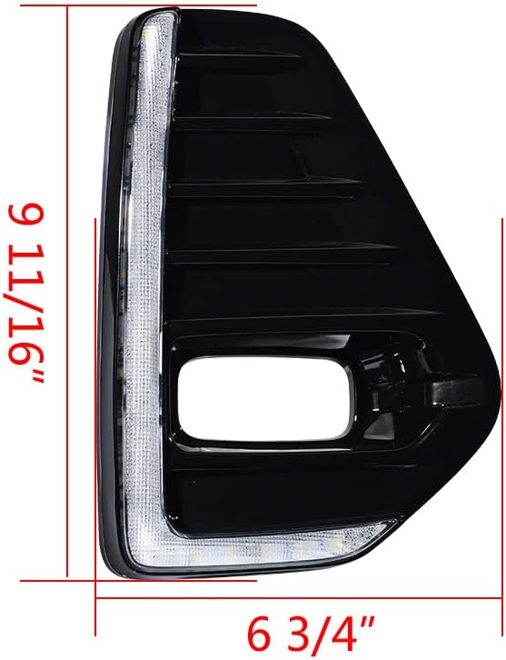 LED DRL Daytime Running Light Turn Signal Indicator Lamps Amber White 60W J2613