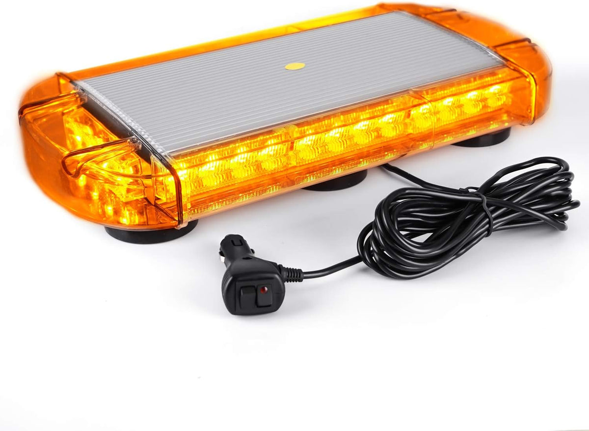 17 Inch 32 LED Roof Top Strobe Lights with Strong Magnet Base Z9409