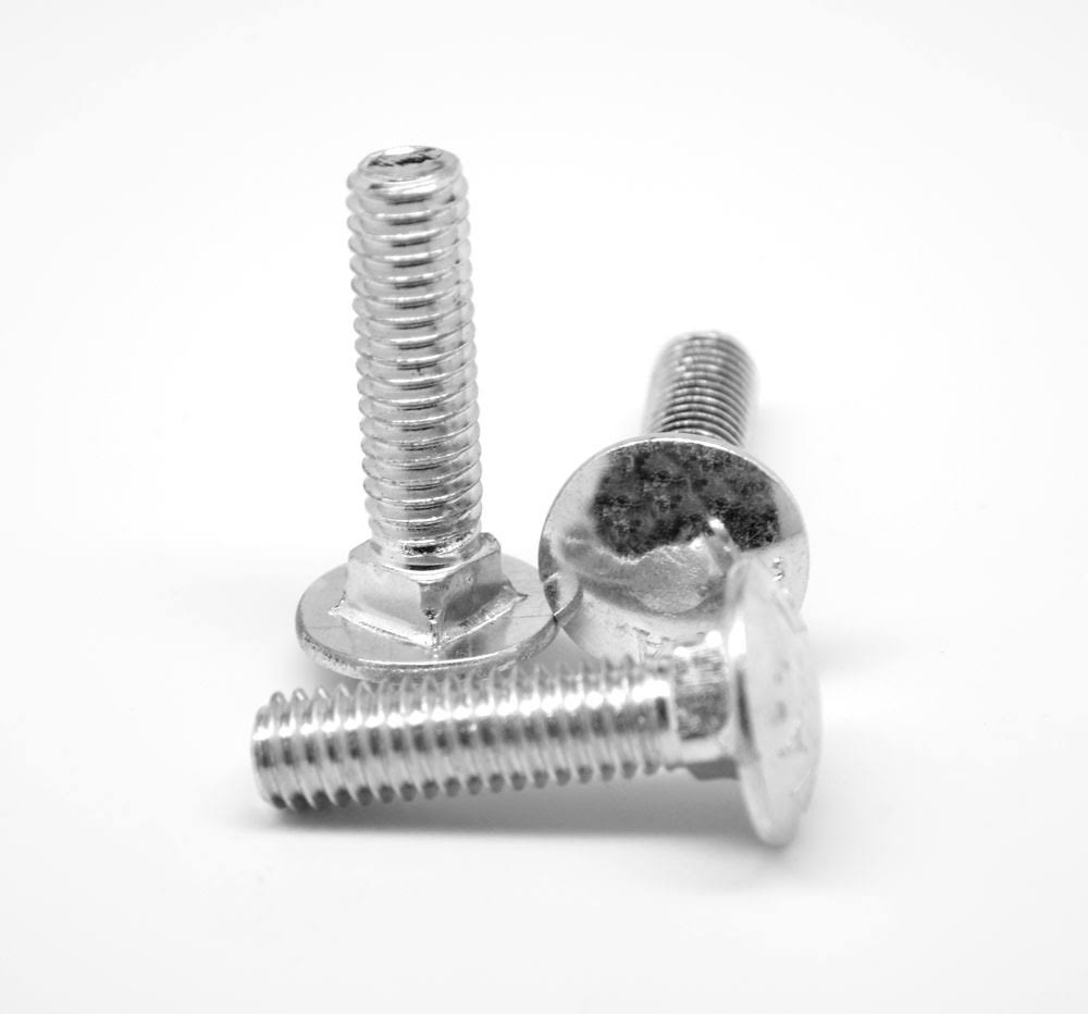 3/8x22-16 x 3 3/4x22 Coarse Thread Carriage Bolt Stainless Steel 18-8 Pk 25 A55397