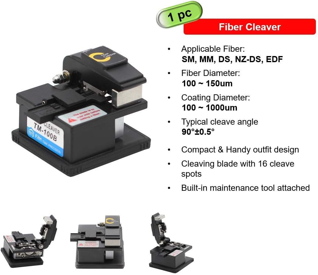 Fiber Optic Cold Connection Tool Kit with Optical Power Meter V2778