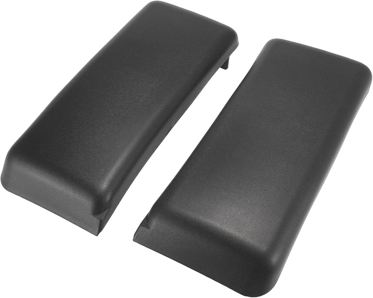 1 Pair Black Plastic Car Front Bumper Guards Pads V17728