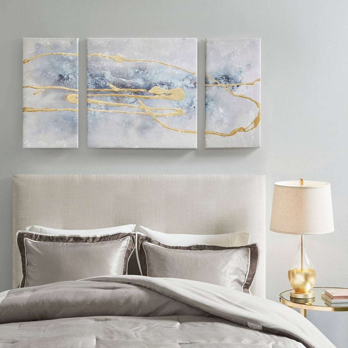 Blue 3 Piece Canvas Set G104883
