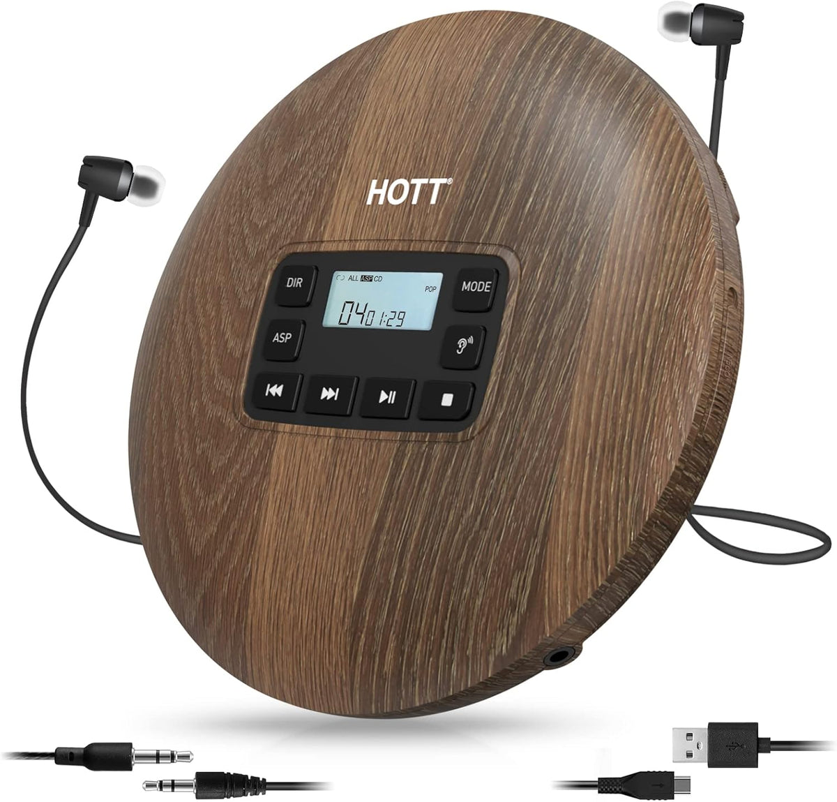 Portable CD Player with Stereo Headphones X483580