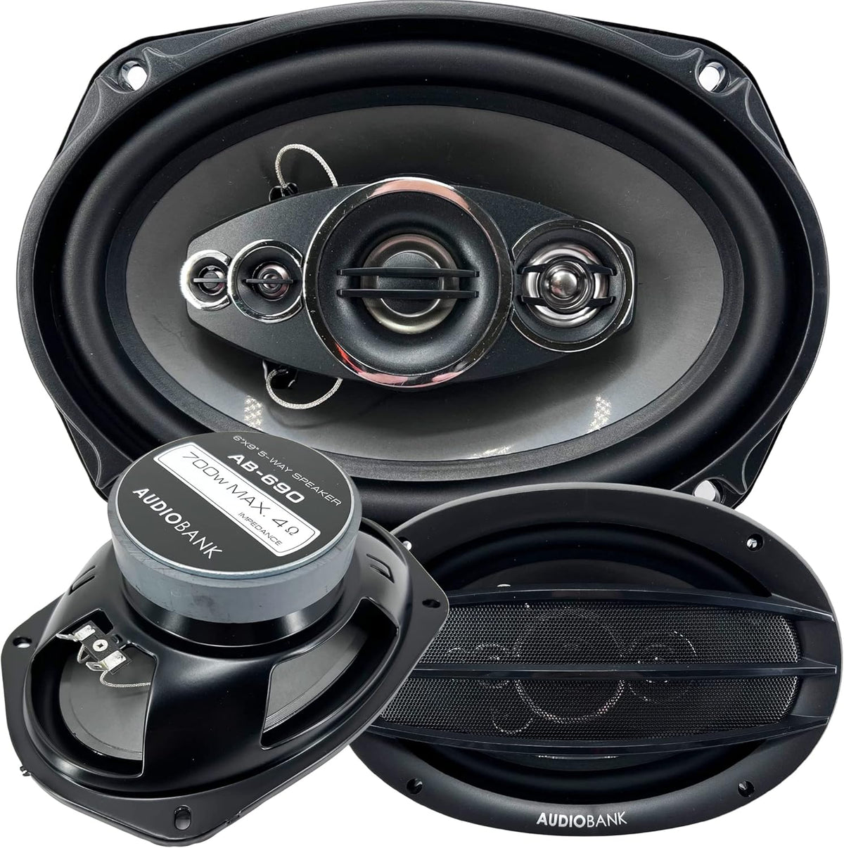6x9 5-Way Car Audio Coaxial Speakers Pack of 2 F9548