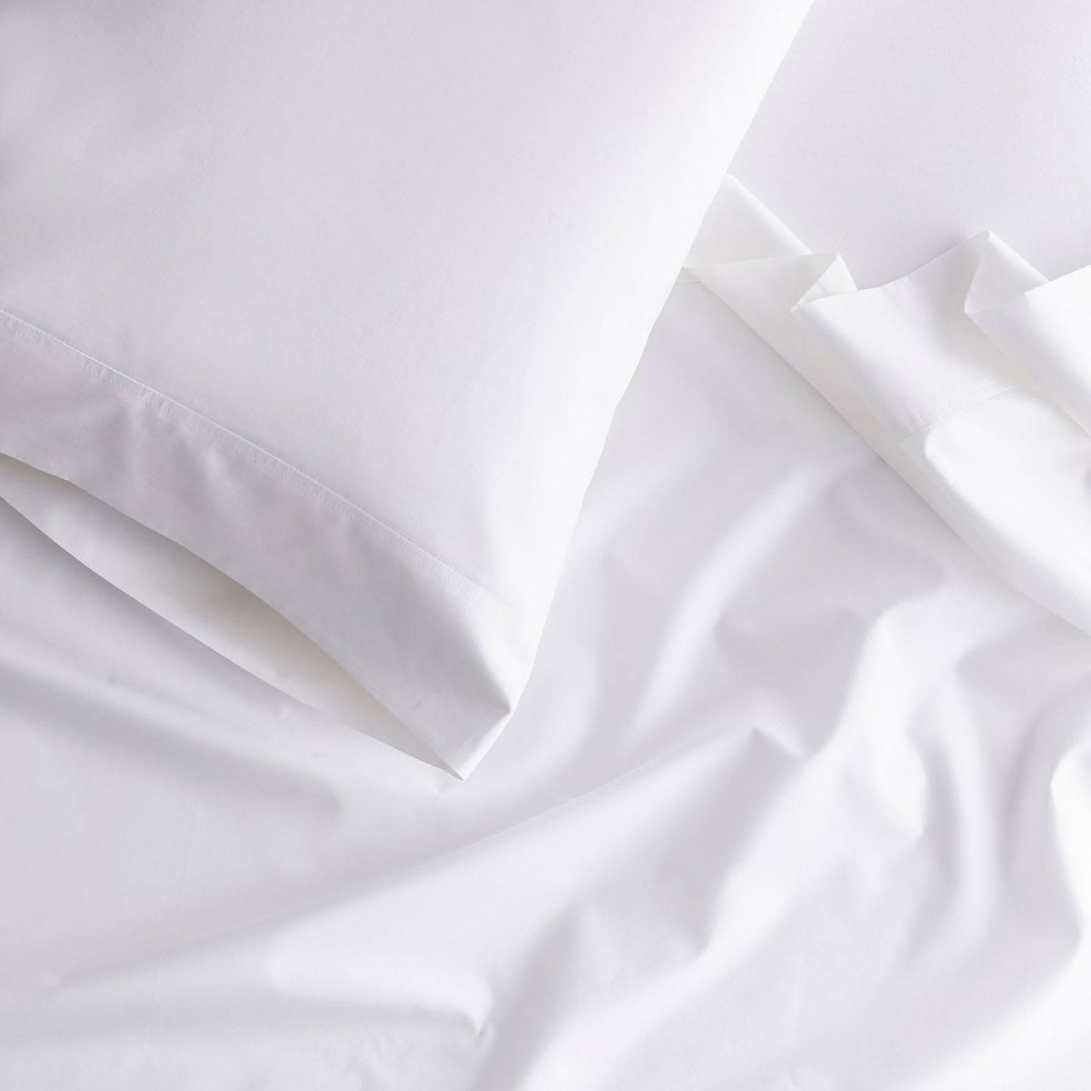 Supima Cotton Percale Flat Sheet Full B4656
