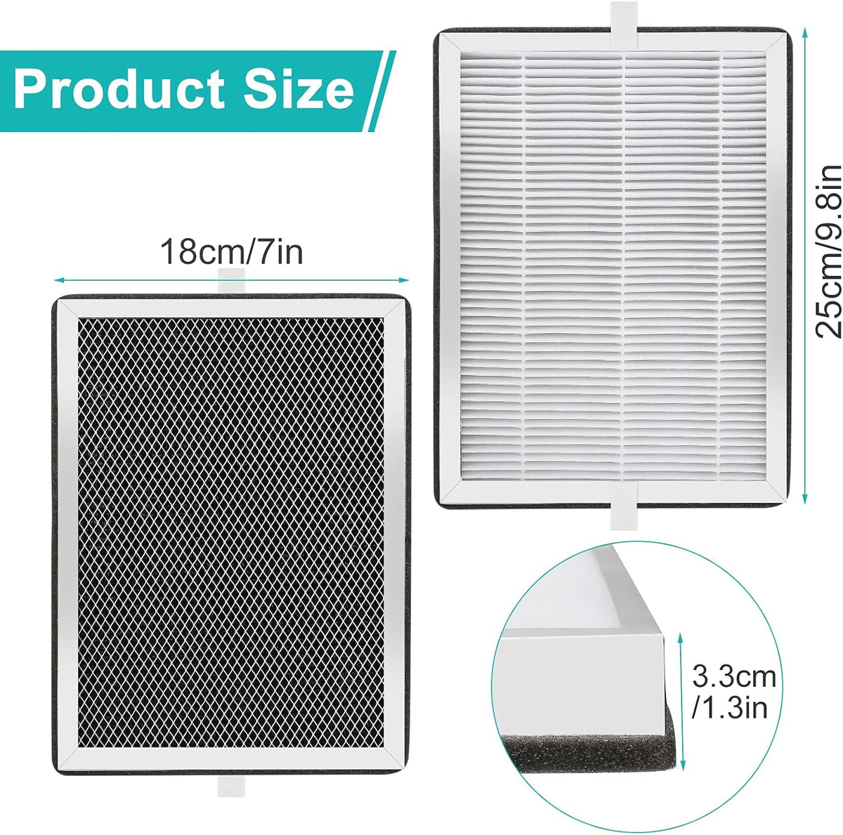 H13 True HEPA Replacement Filter 4 Pack P297666