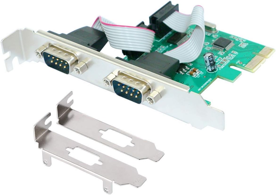 2 Port PCIe RS232 Serial Expansion Card S316
