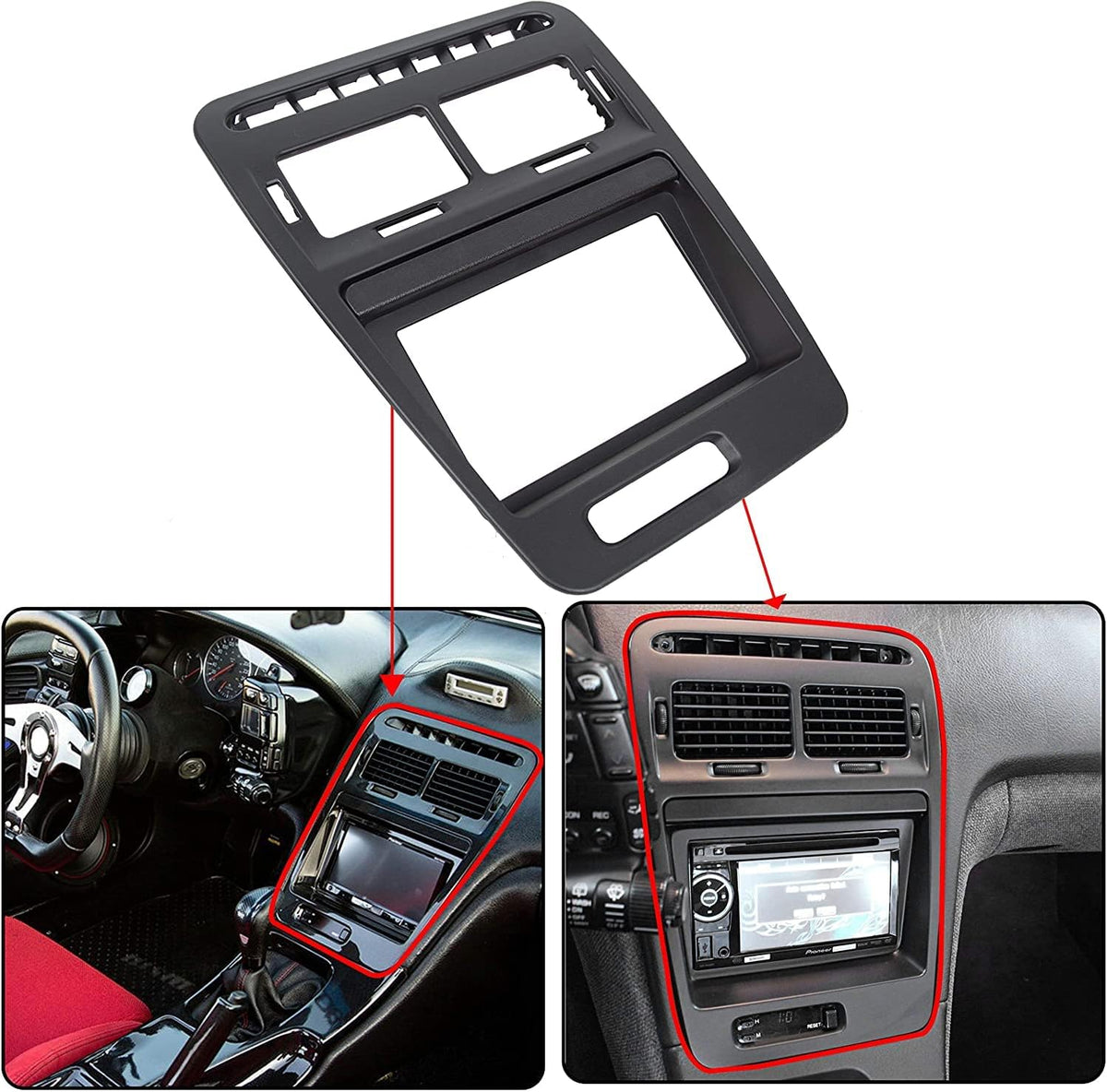 Double Radio Bezel with Stock Finish Z854228