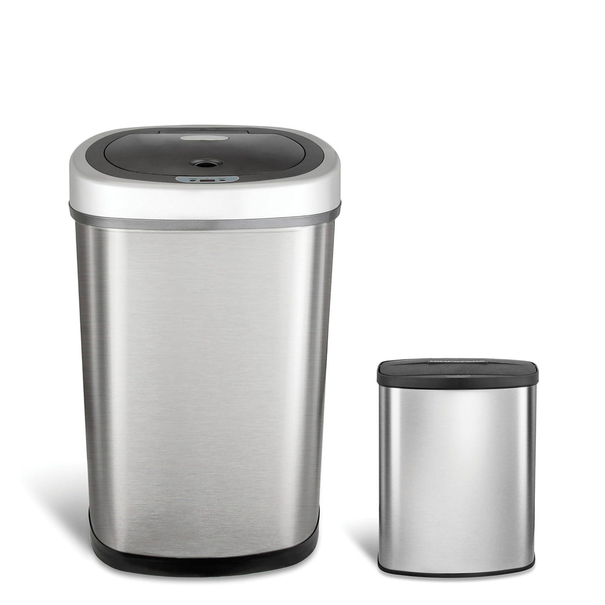 Motion Sensor Touchless 13.2 Gal / 2.1 Gal Stainless Steel Trash Can N948