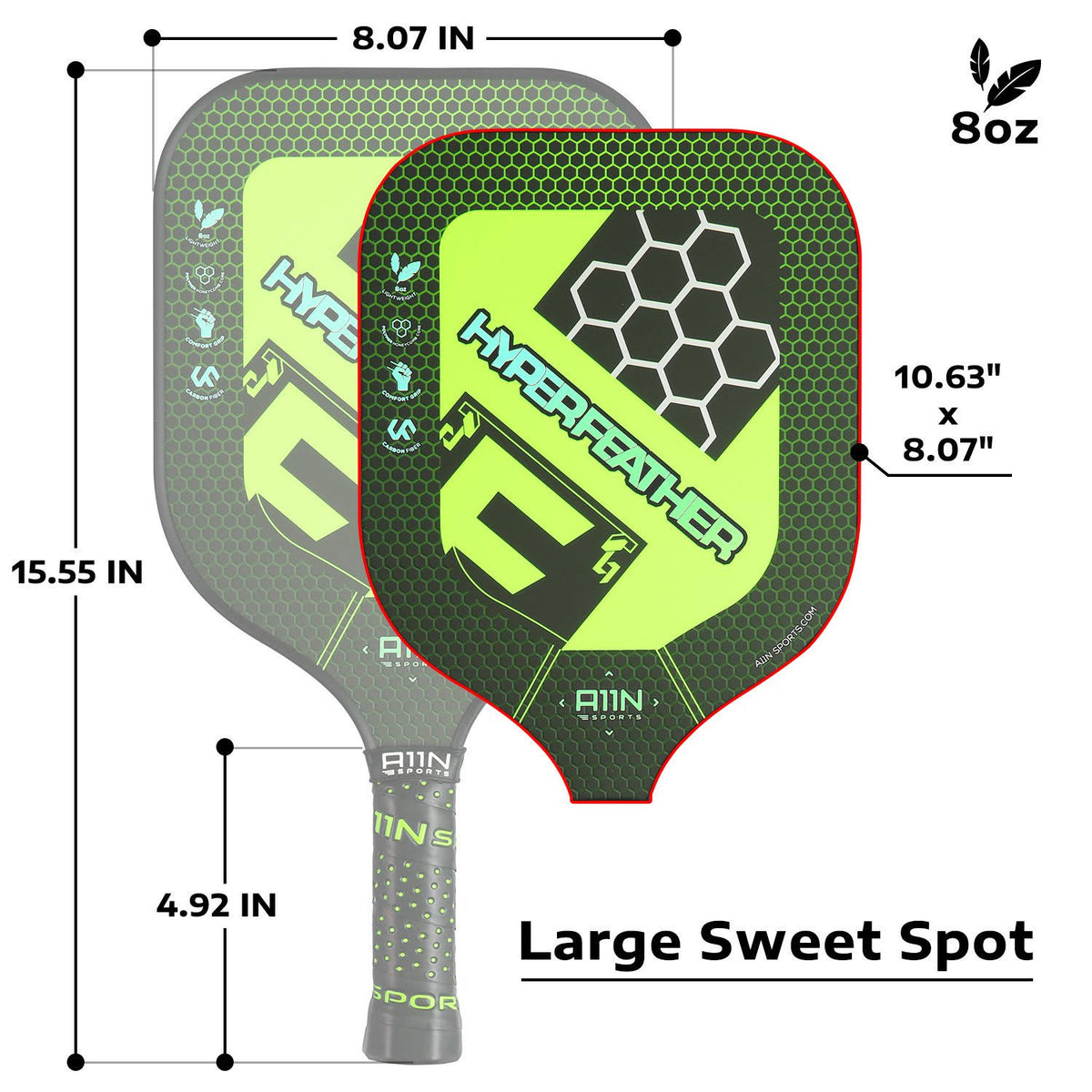 CarbonFiber Pickleball Paddle Set F5144