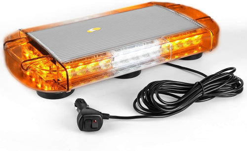 17 Inch 32 LED Roof Top Strobe Lights with Strong Magnet Base Z9409