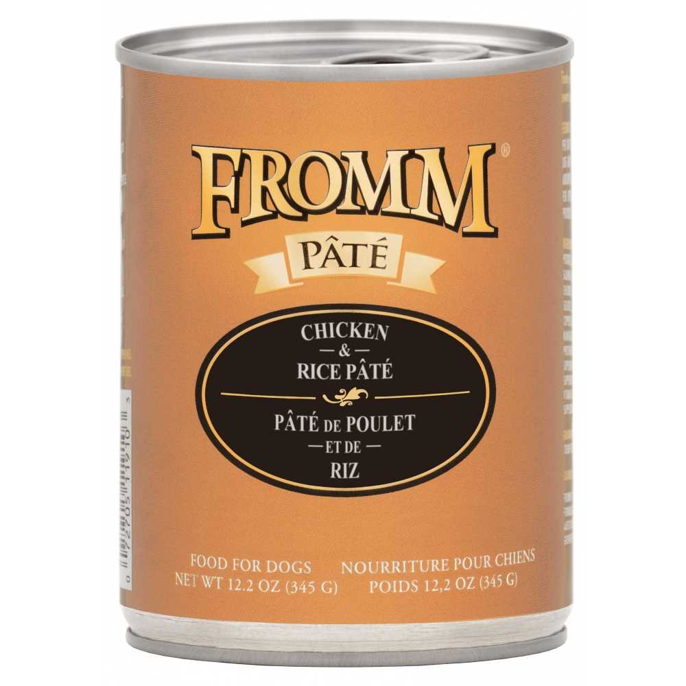 Chicken & Rice Pate Canned Dog Food 12.2 oz Case of 12 V89849