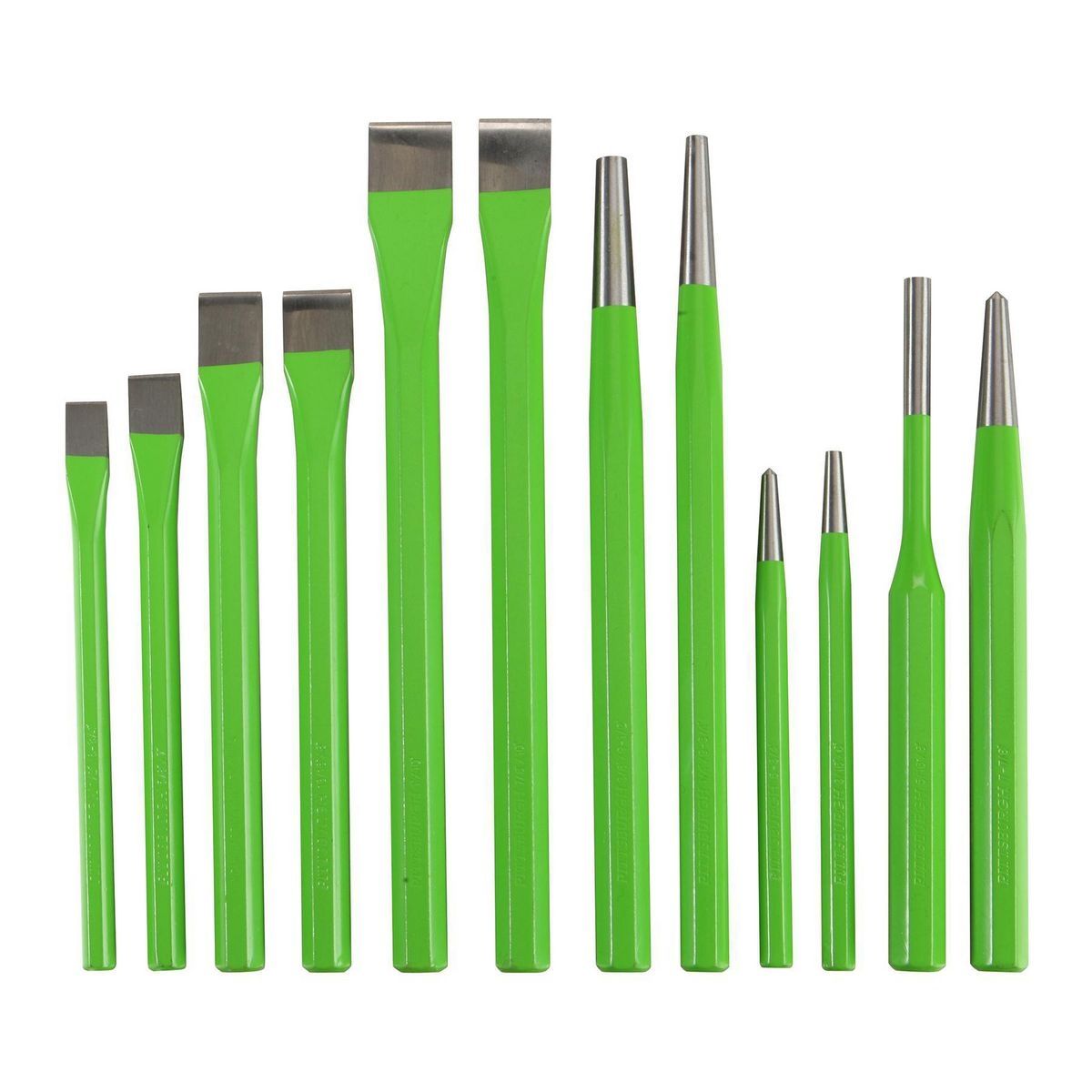 Punch and Chisel Set, 12 Piece E827353