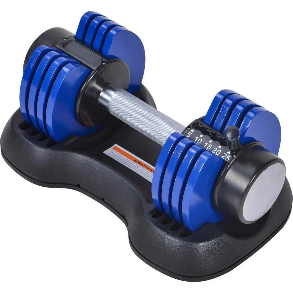 Adjustable Dumbbell 25 lbs with Weight Plate T361