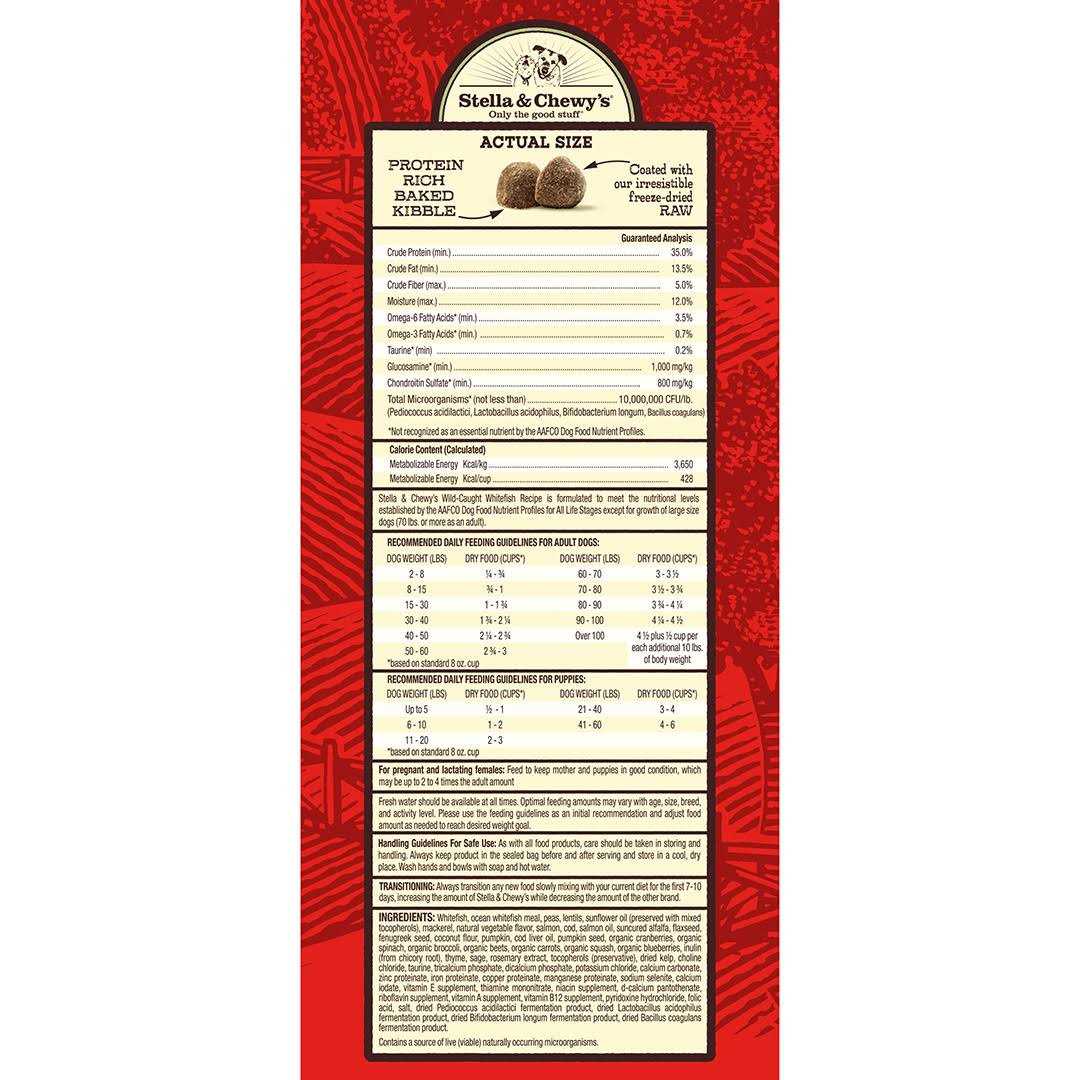 Raw Coated Whitefish Dog Kibble J697846