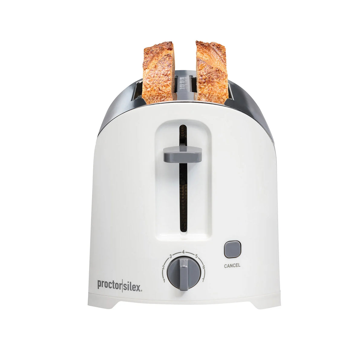 2-slice Chrome White Toaster U83291
