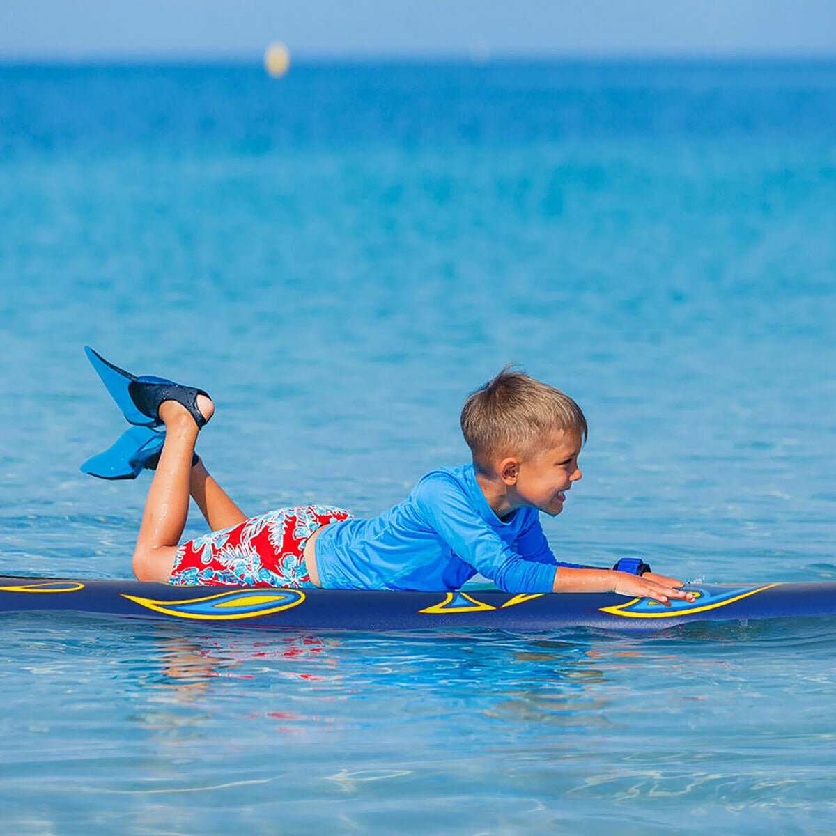 6' Foamie Body Surfing Board with 3 Fins & Leash G19519