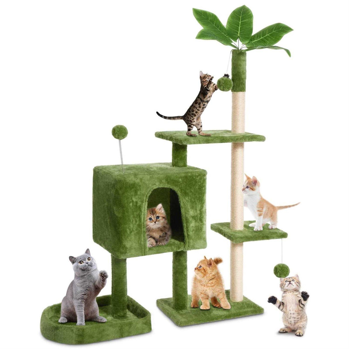 52in Cat Tree with Scratching Posts Z561