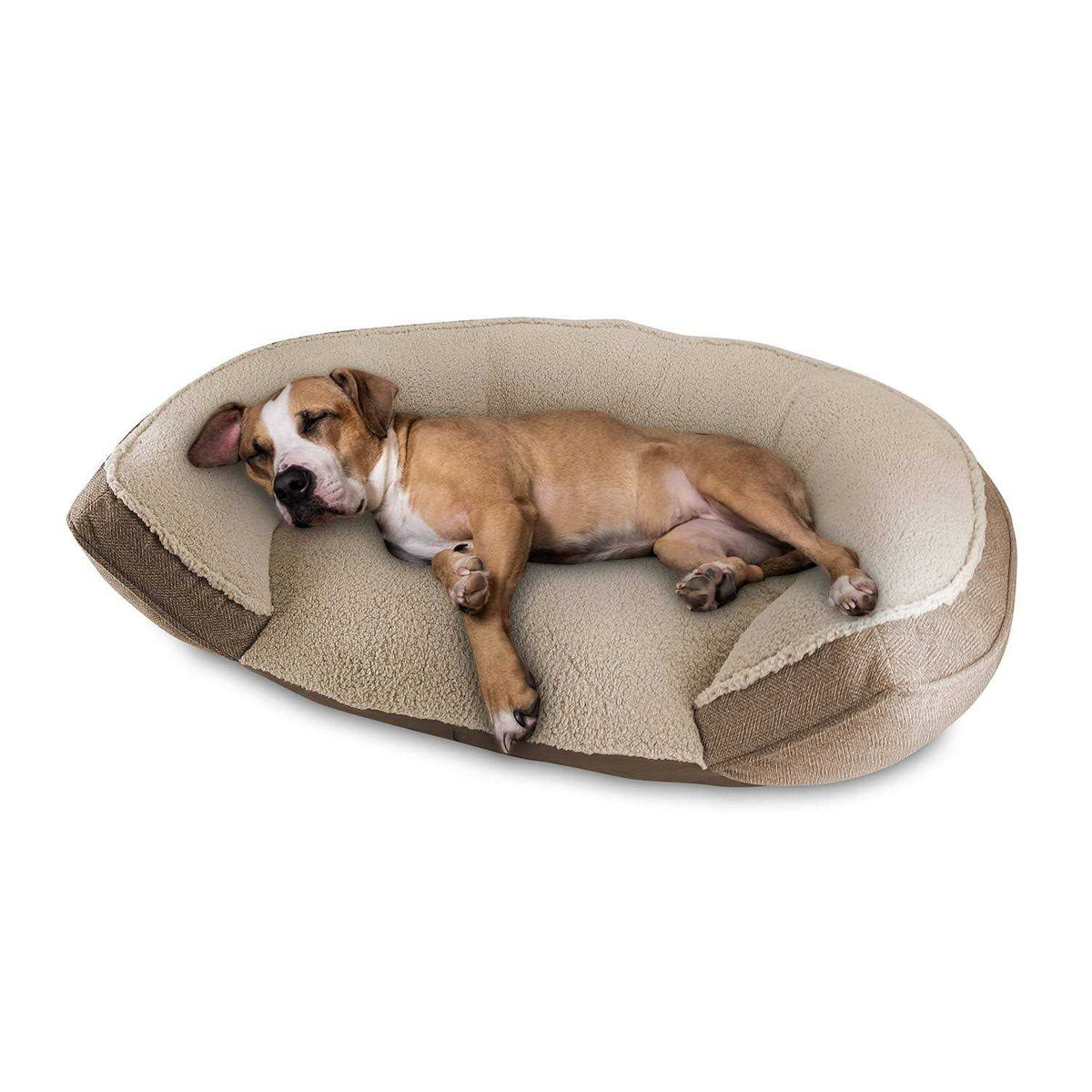 Oval Round Cuddler Pet Dog Bed H780
