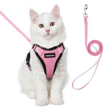 Cat Harness and Leash Soft Adjustable Vest U4868