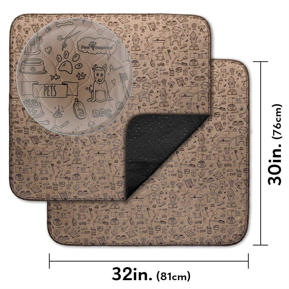 Washable Reusable Pee Pads for Dogs S215