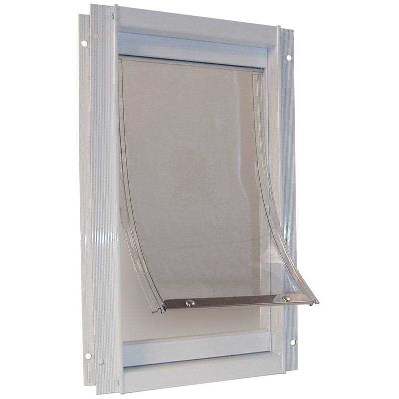 White Aluminum Pet Door P814361
