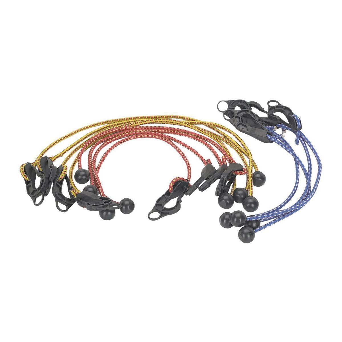 Adjustable Tarpaulin Tie Down Cords, 12 Piece L216